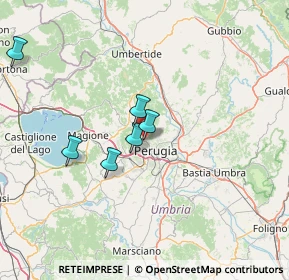 Mappa Via dell'Evangelista, 06131 Perugia PG, Italia (41.88364)
