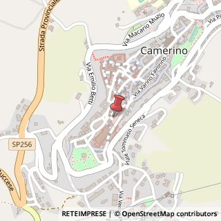 Mappa Via Varino Favorino, 72, 62032 Camerino, Macerata (Marche)