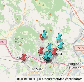 Mappa Strada Cimitero S. Marco, 06131 Perugia PG, Italia (3.58154)