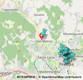 Mappa Strada Cimitero S. Marco, 06131 Perugia PG, Italia (2.69917)