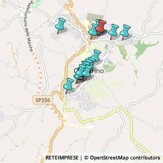 Mappa Via Varino Favorino, 62032 Camerino MC, Italia (0.72556)