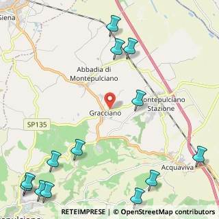 Mappa Via Umbria, 53045 Montepulciano SI, Italia (3.51769)
