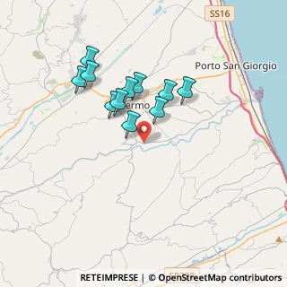 Mappa Contrada Ete, 63816 Fermo FM, Italia (3.13273)