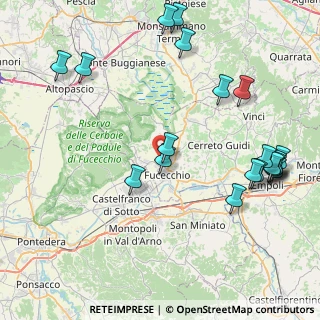 Mappa Fucecchio, 50054 Fucecchio FI, Italia (10.4415)