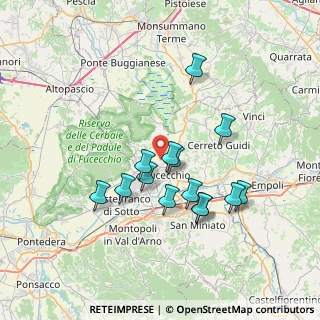 Mappa Fucecchio, 50054 Fucecchio FI, Italia (6.53143)