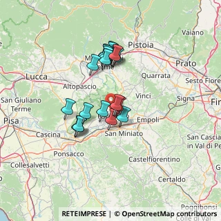 Mappa Fucecchio, 50054 Fucecchio FI, Italia (11.4975)