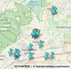 Mappa Fucecchio, 50054 Fucecchio FI, Italia (4.64667)