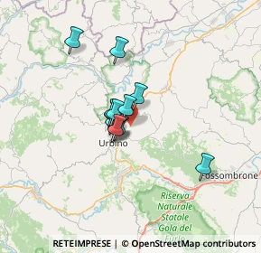 Mappa Via Ca' Gino, 61029 Urbino PU, Italia (4.3475)