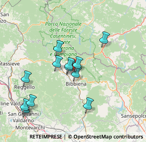 Mappa Unnamed Road, 52011 Bibbiena AR, Italia (14.425)