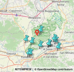Mappa Strada Vicinale del Fornaccio, 56020 Santa Maria a Monte PI, Italia (7.06182)