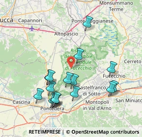 Mappa Strada Vicinale del Fornaccio, 56020 Santa Maria a Monte PI, Italia (8.08875)