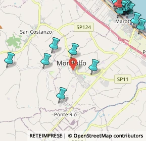 Mappa Via Antonio Gramsci, 61037 Mondolfo PU, Italia (3.338)