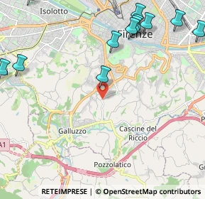 Mappa Via di San Felice a Ema, 50125 Firenze FI, Italia (3.03333)
