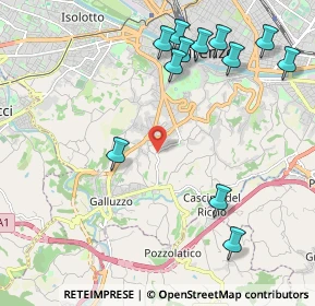 Mappa Via di San Felice a Ema, 50125 Firenze FI, Italia (2.53833)