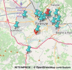 Mappa Via di San Felice a Ema, 50125 Firenze FI, Italia (4.09143)