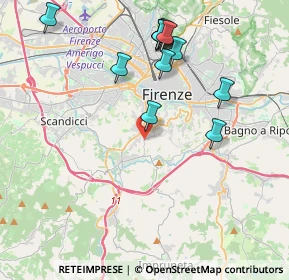 Mappa Via di San Felice a Ema, 50125 Firenze FI, Italia (4.36)