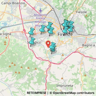 Mappa Via di San Quirichino, 50124 Firenze FI, Italia (3.35714)