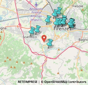 Mappa Via di San Quirichino, 50124 Firenze FI, Italia (4.1125)