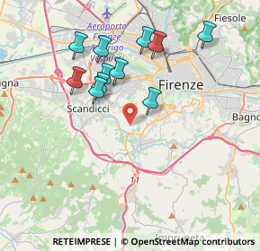 Mappa Via di San Quirichino, 50124 Firenze FI, Italia (3.67091)