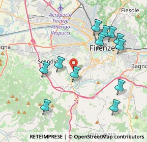 Mappa Via di San Quirichino, 50124 Firenze FI, Italia (4.32833)