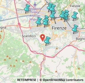 Mappa Via di San Quirichino, 50124 Firenze FI, Italia (4.62385)