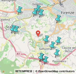 Mappa Via di San Quirichino, 50124 Firenze FI, Italia (2.39286)