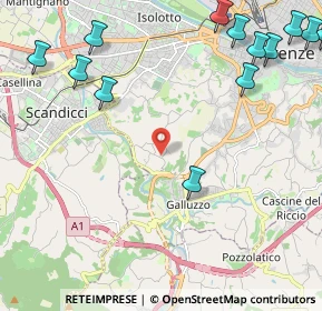 Mappa Via di San Quirichino, 50124 Firenze FI, Italia (3.18308)