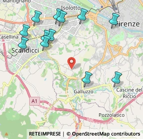 Mappa Via di San Quirichino, 50124 Firenze FI, Italia (2.485)