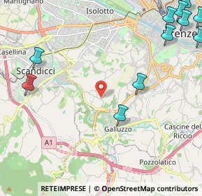 Mappa Via di San Quirichino, 50124 Firenze FI, Italia (3.39091)