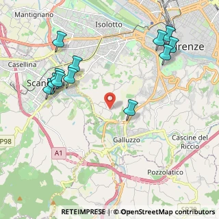 Mappa Via di San Quirichino, 50124 Firenze FI, Italia (2.48583)