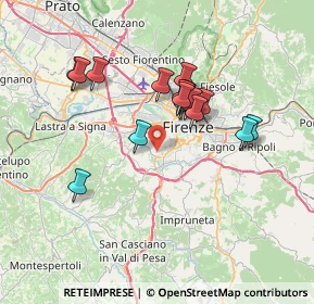 Mappa Via di San Quirichino, 50124 Firenze FI, Italia (6.3125)
