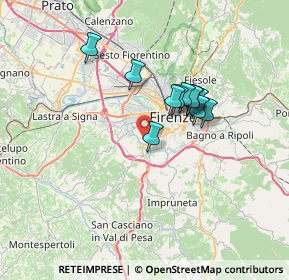 Mappa Via di San Quirichino, 50124 Firenze FI, Italia (5.34167)