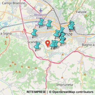 Mappa Via delle Bagnese, 50124 Firenze FI, Italia (3.046)