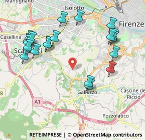 Mappa Via delle Bagnese, 50124 Firenze FI, Italia (2.325)