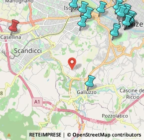 Mappa Via delle Bagnese, 50124 Firenze FI, Italia (3.349)