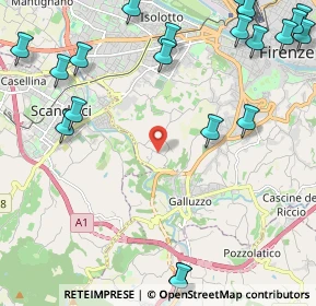 Mappa Via delle Bagnese, 50124 Firenze FI, Italia (3.243)