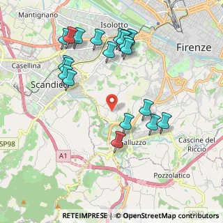Mappa Via delle Bagnese, 50124 Firenze FI, Italia (2.205)