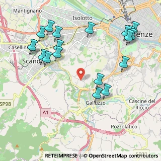 Mappa Via delle Bagnese, 50124 Firenze FI, Italia (2.54579)