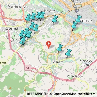 Mappa Via delle Bagnese, 50124 Firenze FI, Italia (2.40938)