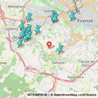 Mappa Via delle Bagnese, 50124 Firenze FI, Italia (2.40933)