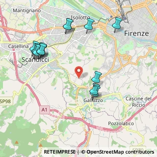 Mappa Via delle Bagnese, 50124 Firenze FI, Italia (2.375)