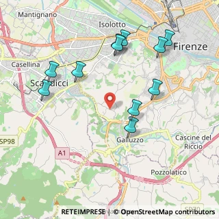 Mappa Via delle Bagnese, 50124 Firenze FI, Italia (2.18091)