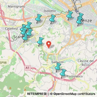 Mappa Via delle Bagnese, 50124 Firenze FI, Italia (2.56857)
