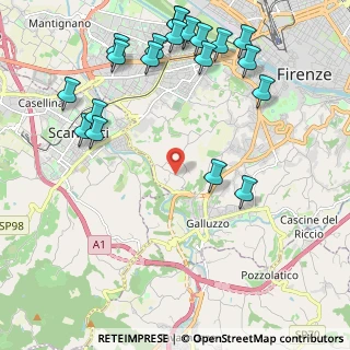Mappa Via delle Bagnese, 50124 Firenze FI, Italia (2.758)