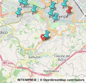 Mappa Via di Malavolta, 50125 Firenze FI, Italia (2.55545)