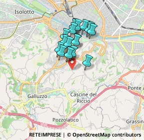 Mappa Via Suor Maria Celeste, 50125 Firenze FI, Italia (1.3465)