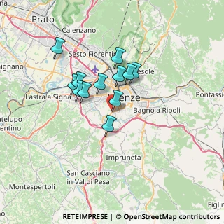 Mappa Via Bernardino Poccetti, 50124 Firenze FI, Italia (5.39833)