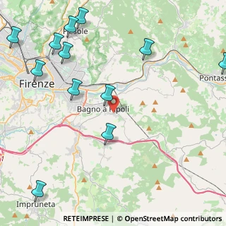 Mappa Via Fratelli Manzi, 50012 Bagno a Ripoli FI, Italia (5.99)