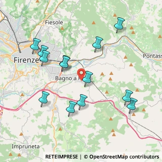 Mappa Via Fratelli Manzi, 50012 Bagno a Ripoli FI, Italia (4.24923)