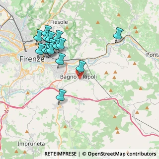 Mappa Via Torta, 50012 Bagno A Ripoli FI, Italia (4.35938)
